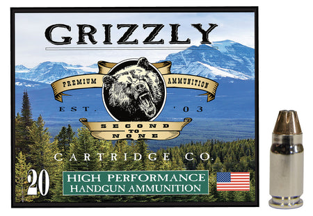 Grizzly Cartridge .357 Sig  Jacketed Hollow Point 90 Grain 20/Box