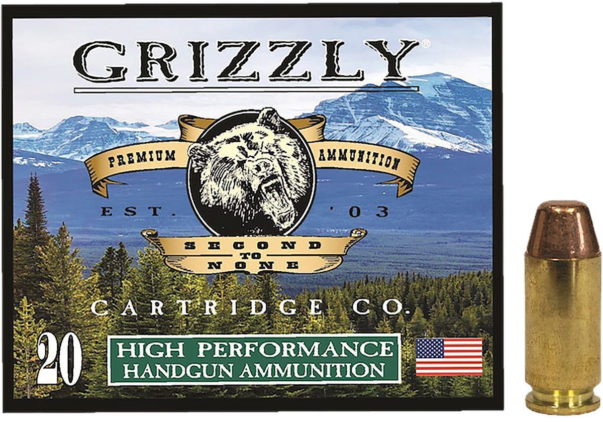 Grizzly Cartridge .40 S&W  Full Metal Jacket Flat Point 200 Grain 20/Box