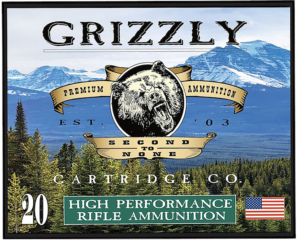 Grizzly Ammo GC44M+P3 44RemMag+P+ 360gr Full Metal Jacket Flat Point 20 Per Box/10 Case