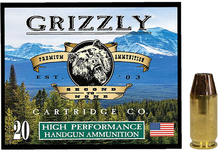 Grizzly Cartridge .45 ACP/Auto Hollow Point Jacketed Hollow Point 230 Grain 20/Box