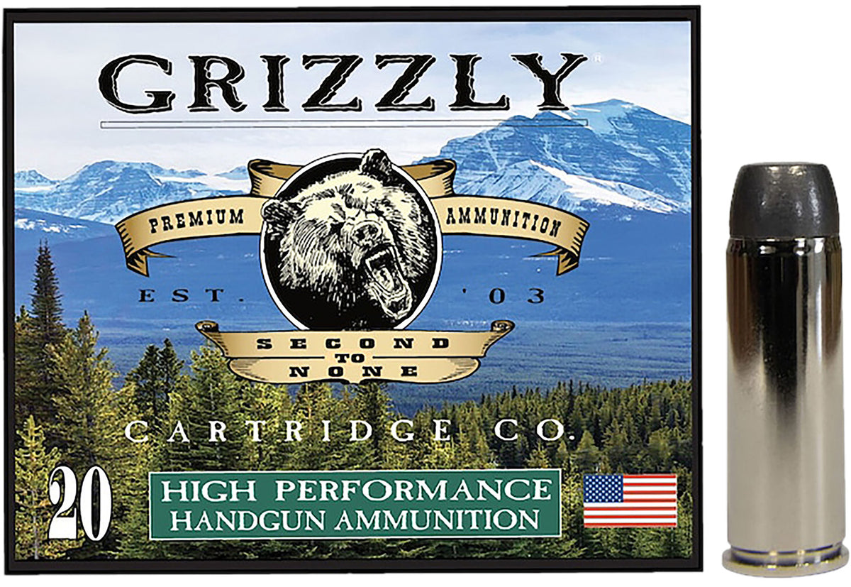 Grizzly Cartridge .45 Long Colt  Flat Nose 265 Grain 20/Box