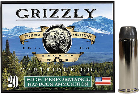 Grizzly Cartridge .45 Long Colt  Flat Nose 265 Grain 20/Box