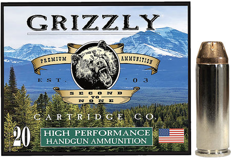 Grizzly Cartridge .45 Long Colt  Jacketed Hollow Point 225 Grain 20/Box