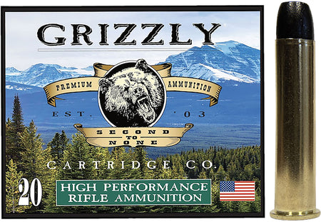 Grizzly Cartridge .45-70 Government  Round Nose Flat Point 405 Grain 20/Box
