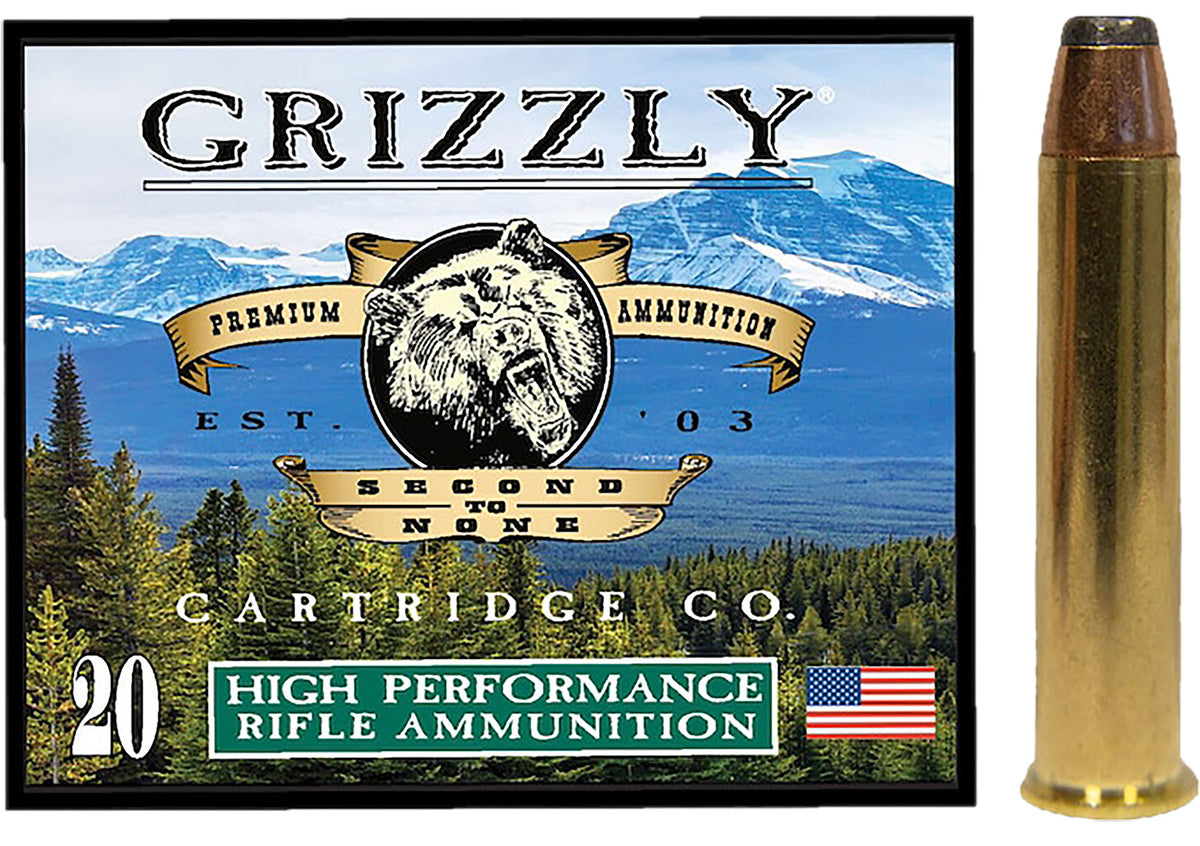 Grizzly Cartridge .45-70 Government  Bonded Jacketed Hollow Point 300 Grain 20/Box
