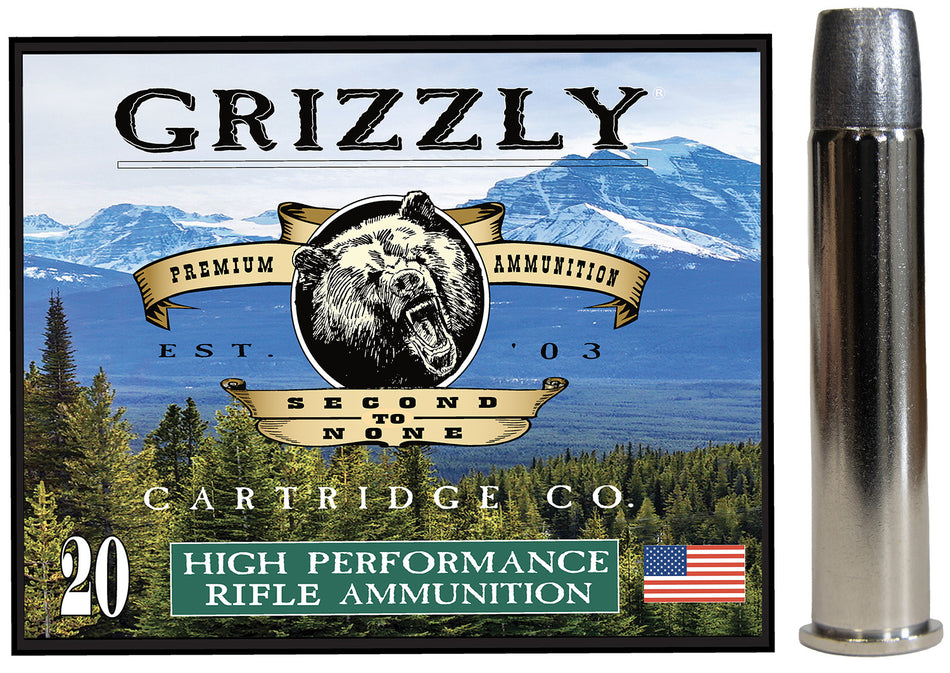 Grizzly Cartridge .45-70 Government  Long Wide Nose Gas Check 405 Grain 20/Box