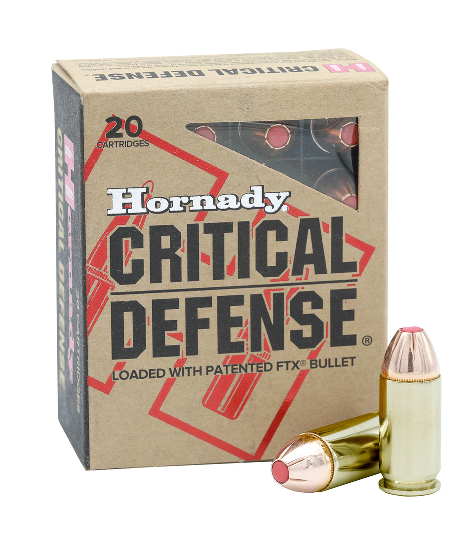 Hornady .45 ACP/Auto Critical Defense +P Polymer Tip 185 Grain 20/Box
