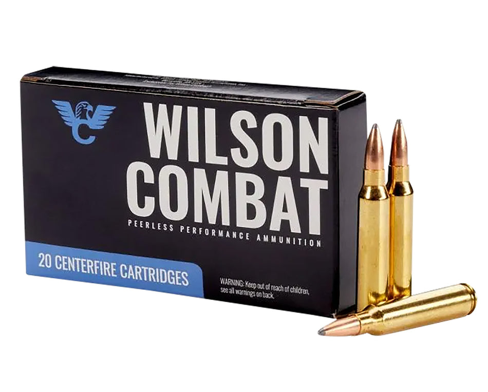 Wilson Combat .223 Remington Sierra Gameking Spitzer Boat Tail 65 Grain 20/Box