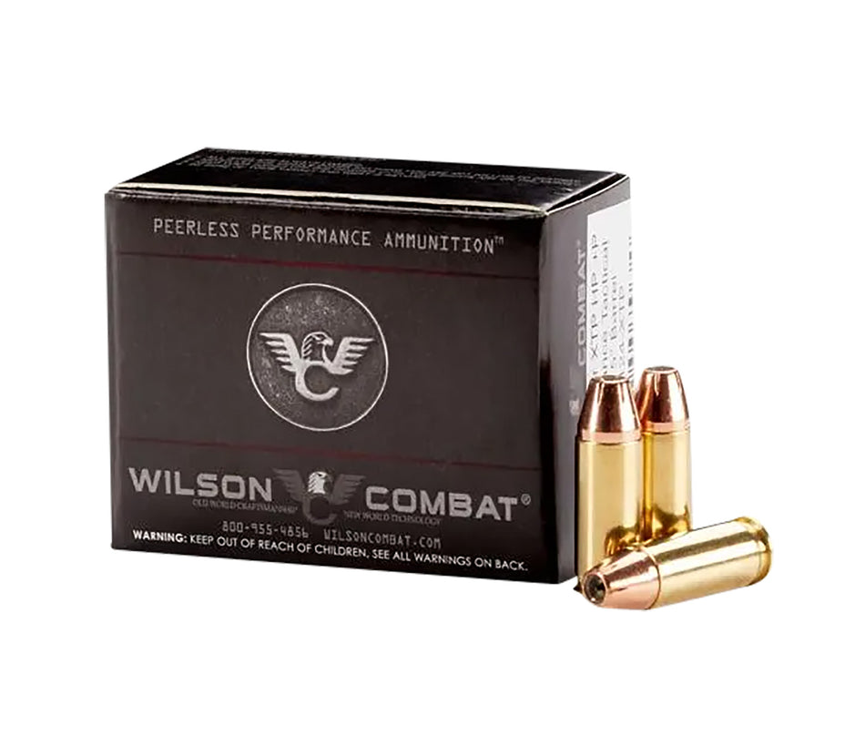 Wilson Combat .38 Special Hornady XTP +P Hollow Point 124 Grain 20/Box