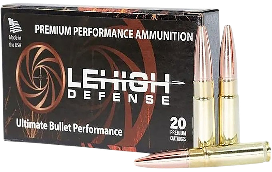 Lehigh Defense .300 AAC Blackout  Solid Hollow Point 194 Grain 20/Box
