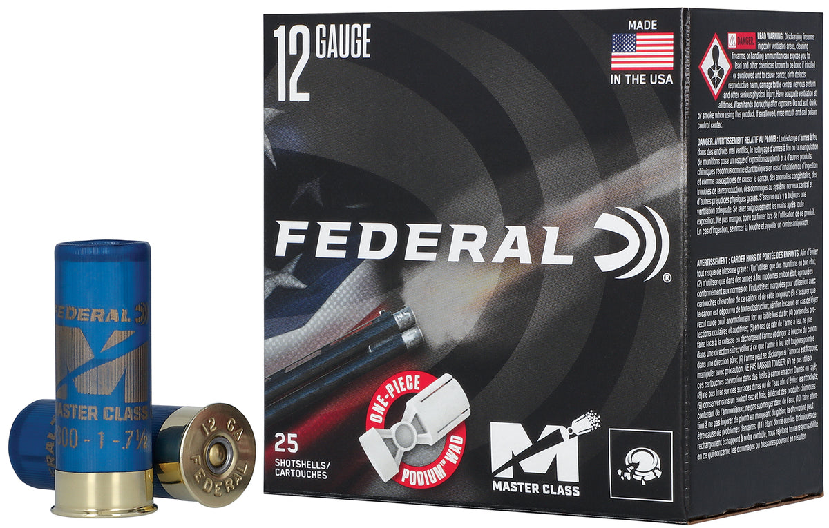 Federal 12 Gauge  #7.5 1-1/8 oz 2.75 in 25/Box [Item 9592]