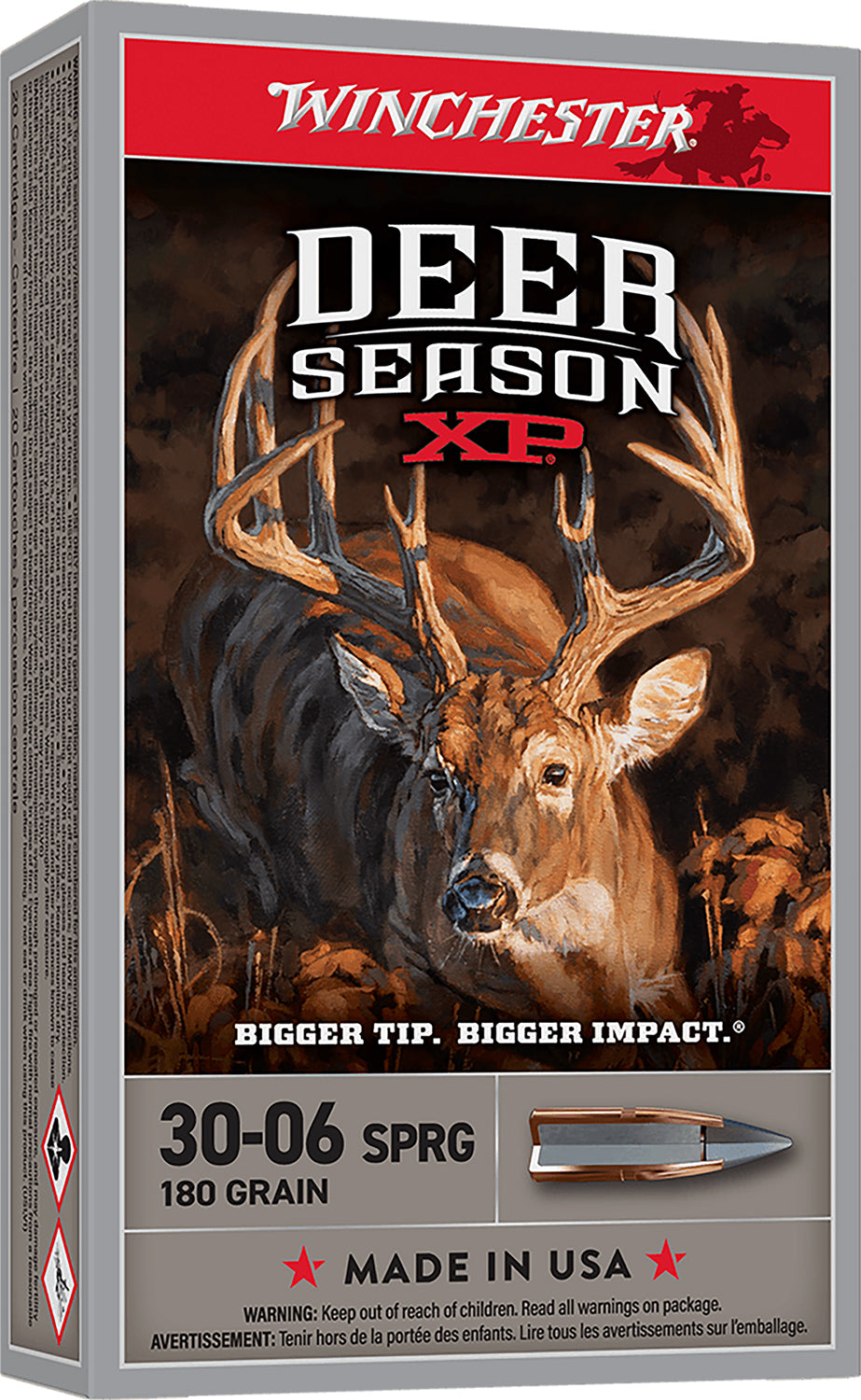 Winchester .30-06 Springfield DEER SEASON XP Polymer Tip 180 Grain 20/Box