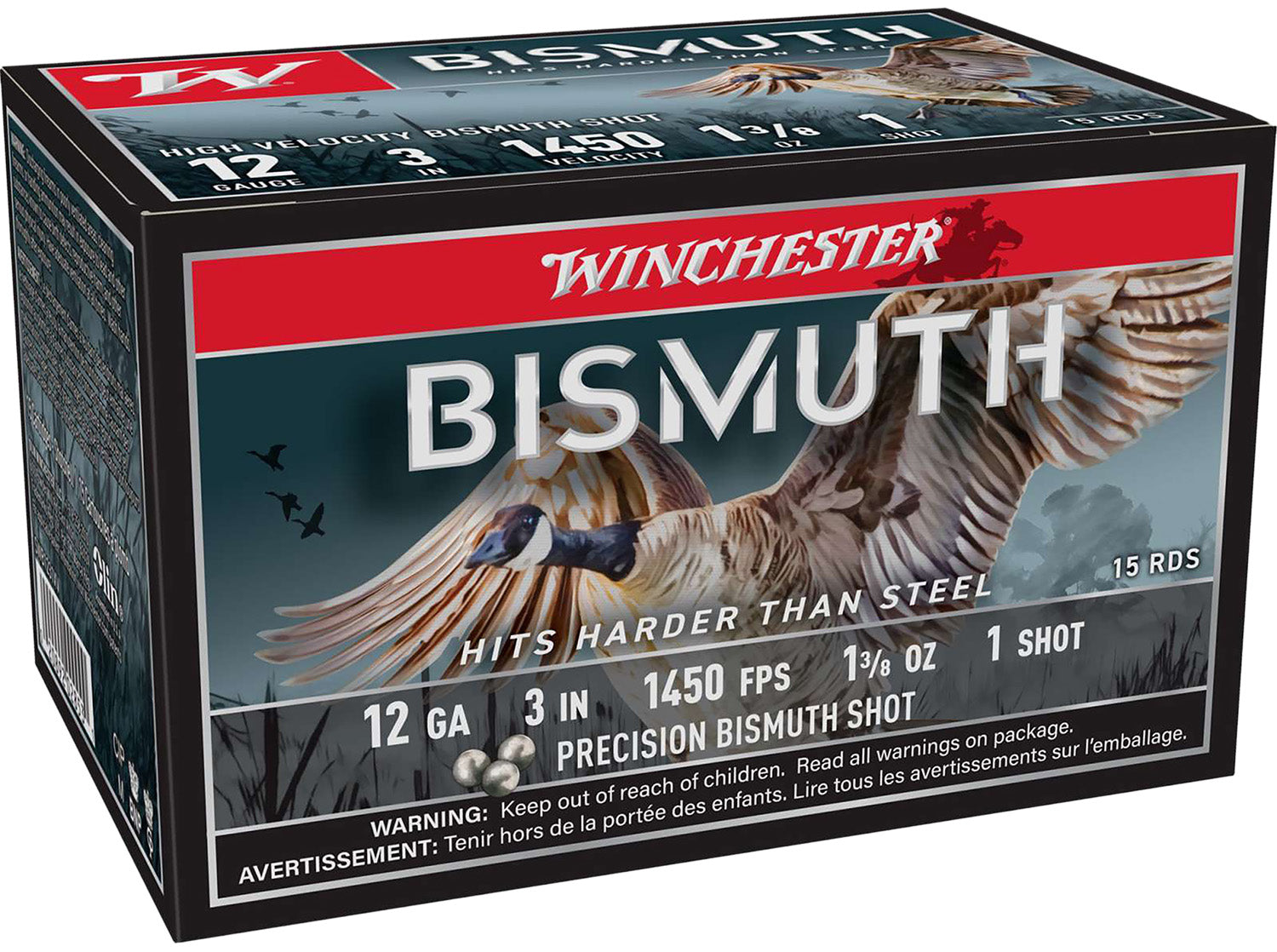 Winchester 12 Gauge  #1 1-3/8 oz 3 in 15/Box