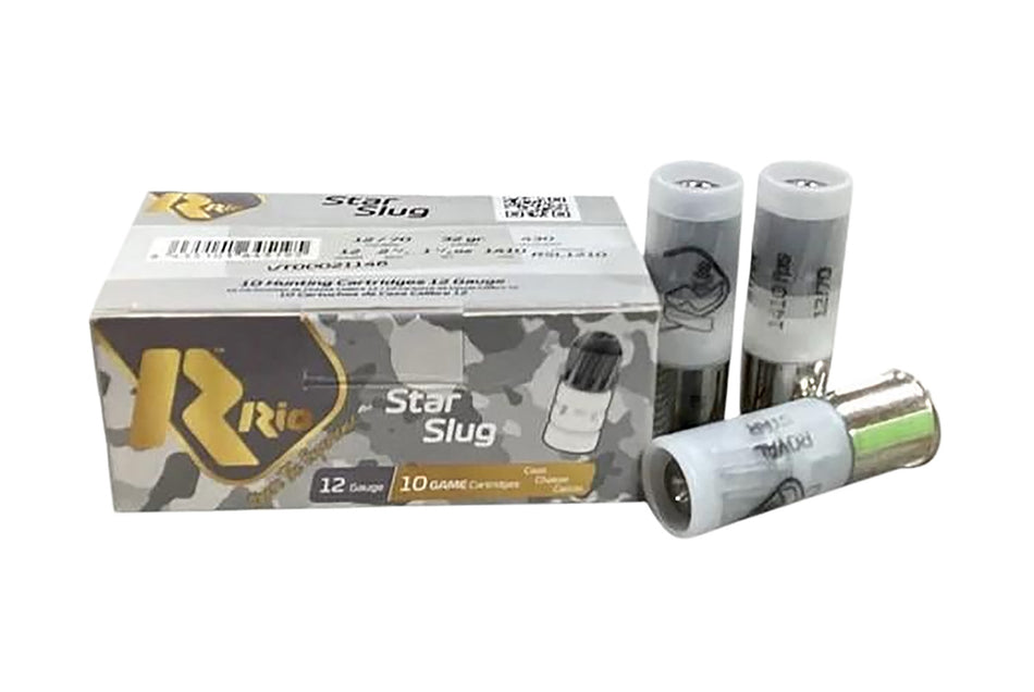 Rio Ammunition 12 Gauge  Slug 1-1/8 oz 2.75 in 10/Box