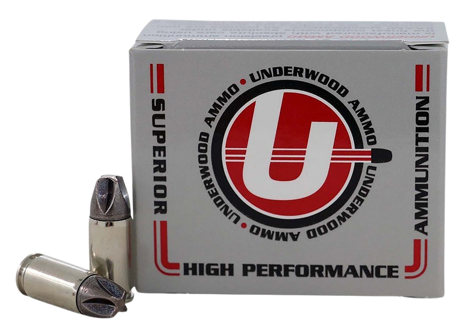 Underwood Ammo 9mm Luger / Parabellum Platinum Edition Xtreme Defender Solid Monolithic 68 Grain 20/Box