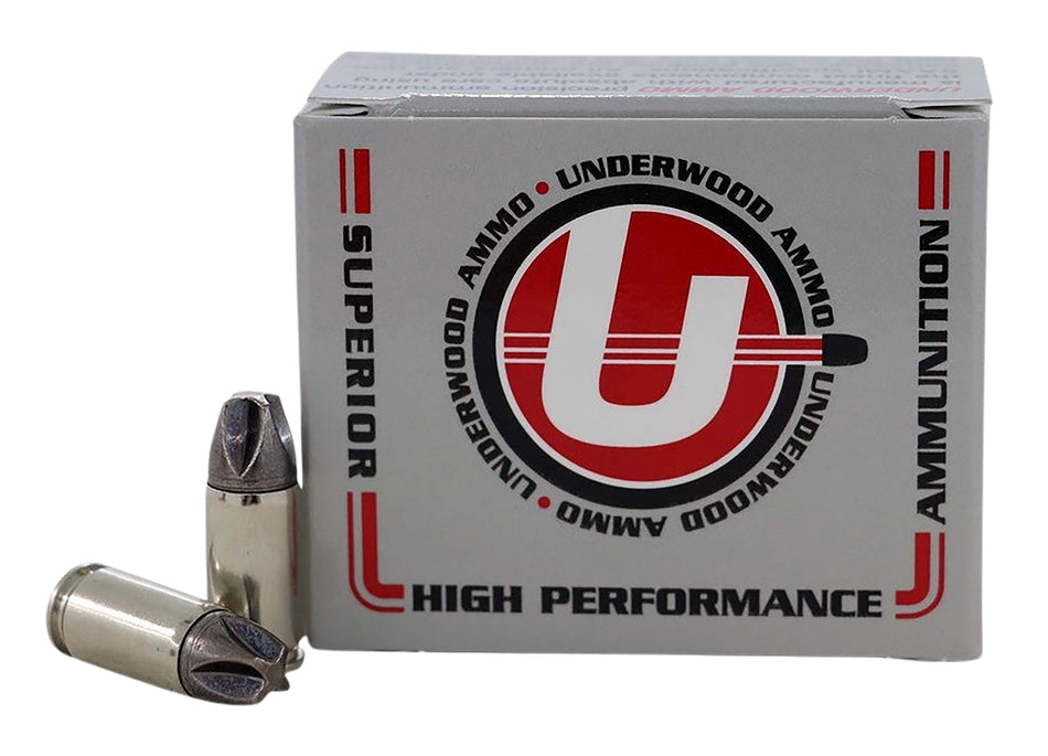 Underwood Ammo 9mm Luger / Parabellum Platinum Edition Xtreme Defender +P+ Solid Monolithic 90 Grain 20/Box