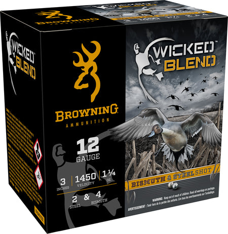 Browning 12 Gauge  #2 / 4 1-1/4 oz 3 in 25/Box