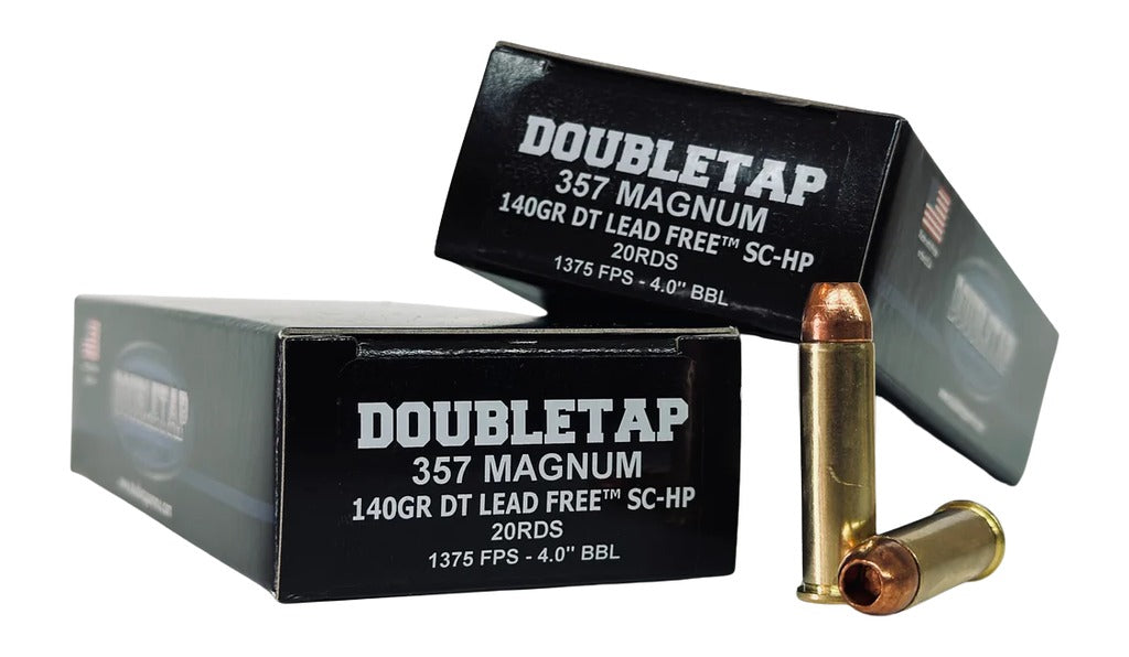 DoubleTap .357 Magnum DT LEAD FREE Solid Copper Hollow Point 140 Grain 20/Box