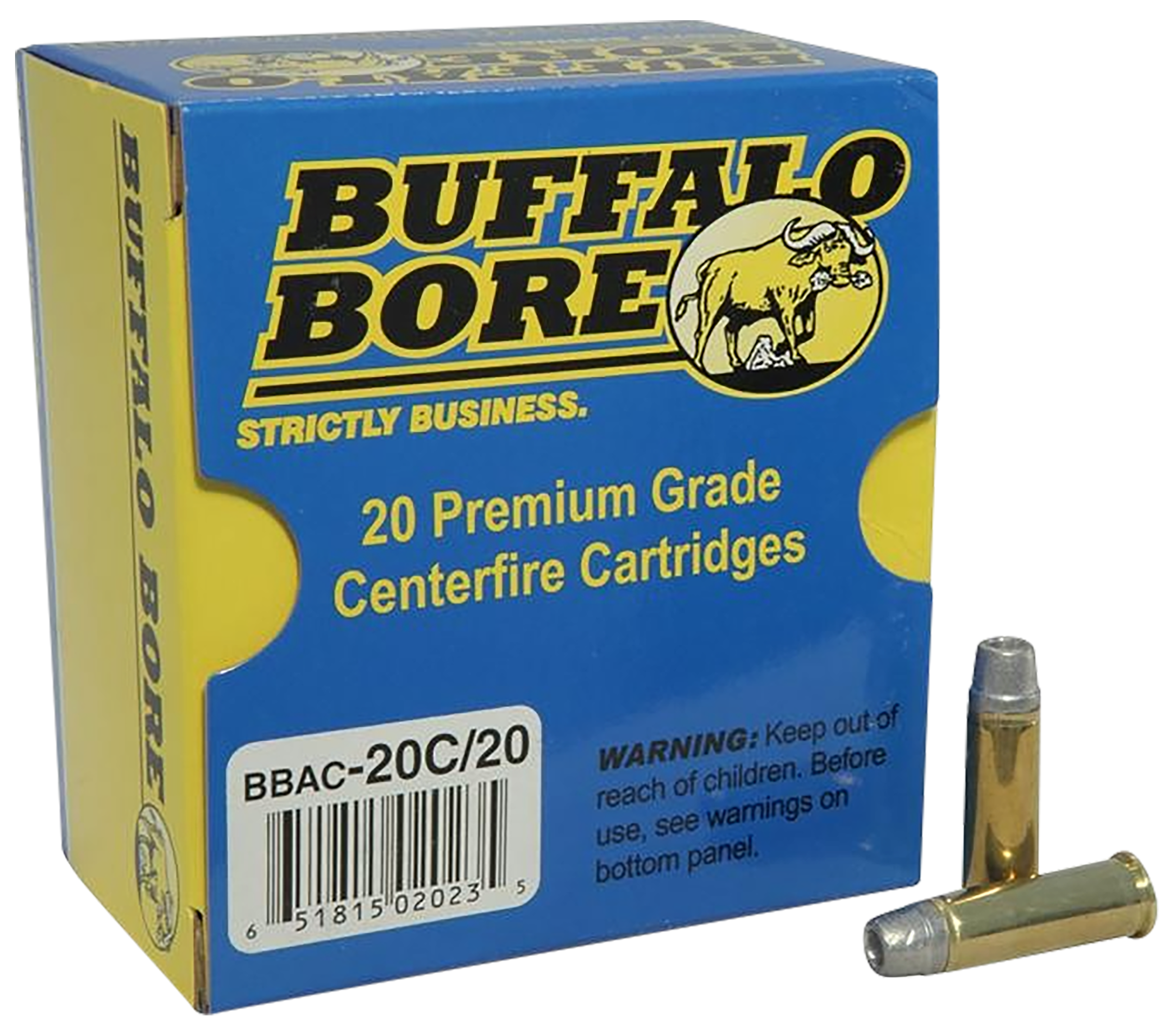 Buffalo Bore .38 Special Standard Pressure Lead Semi-Wad Cutter Hollow Point 158 Grain 20/Box