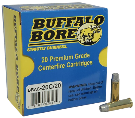 Buffalo Bore .38 Special Standard Pressure Lead Semi-Wad Cutter Hollow Point 158 Grain 20/Box