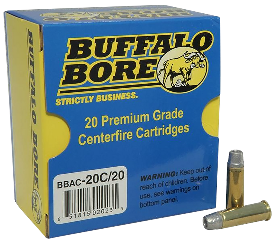 Buffalo Bore .38 Special Standard Pressure Lead Semi-Wad Cutter Hollow Point 158 Grain 20/Box