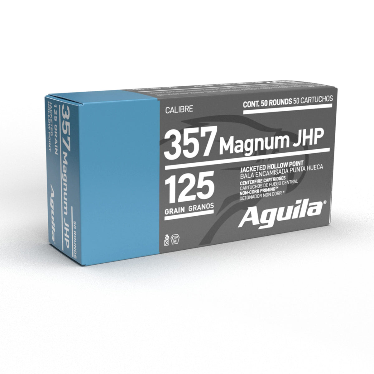 AGUILA 357 MAG 125GR JHP 50 Per Box – 500/Case
