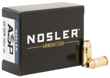 Nosler .40 S&W Assured Stopping Power Jacketed Hollow Point 150 Grain 20/Box