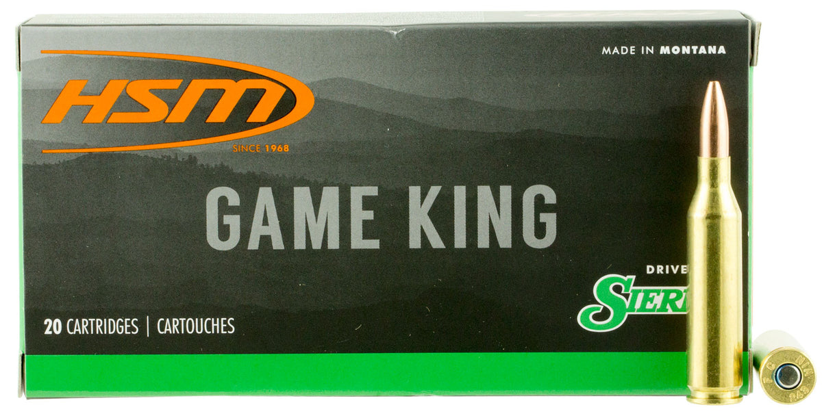 HSM .243 Winchester Sierra GameKing Spitzer Boat Tail 85 Grain 20/Box