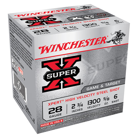 Winchester 28 Gauge  #6 5/8 oz 2.75 in 250/Box