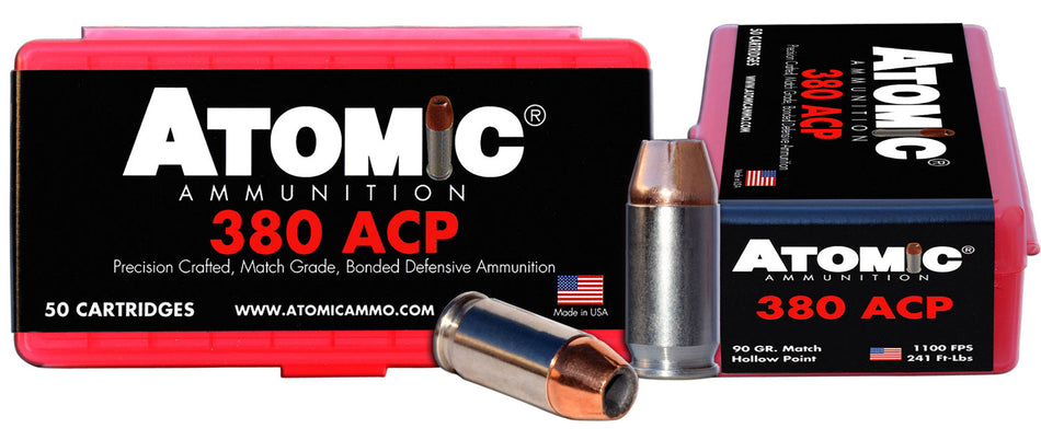 Atomic .380 ACP/Auto Precision Craft Hollow Point 90 Grain 50/Box