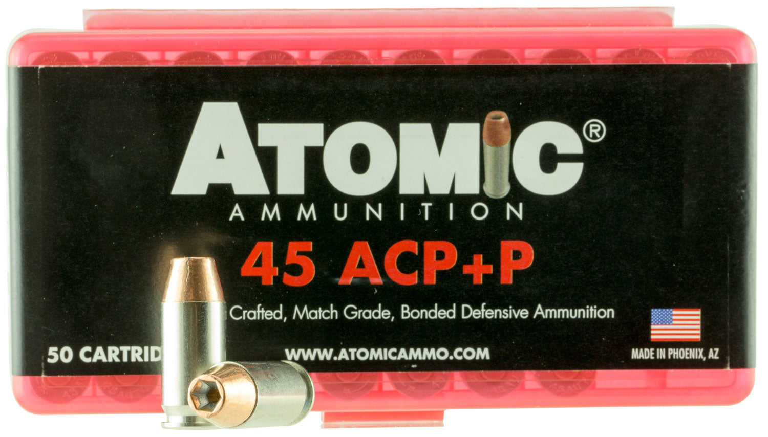 Atomic .45 ACP/Auto Precision Craft Bonded Match Hollow Point 185 Grain 50/Box
