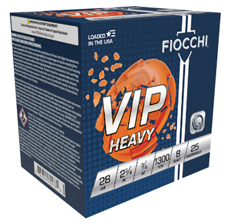 Fiocchi 28 Gauge  #8 3/4 oz 2.75 in 250/Box [Item 10307]
