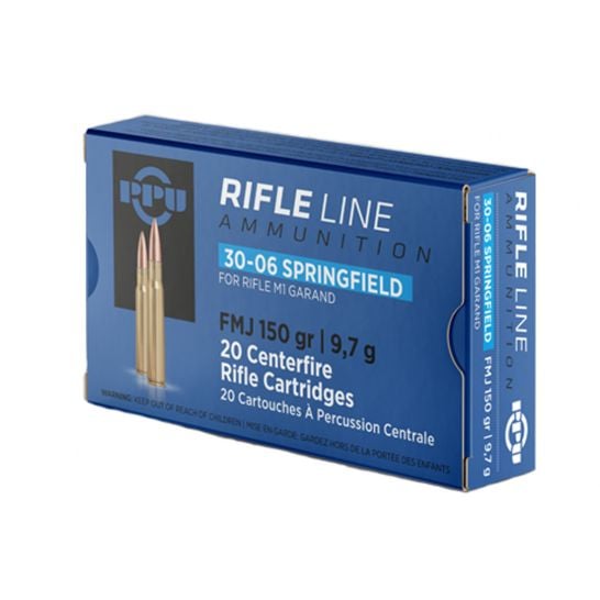 Prvi Partizan .30-06 Springfield M1 Garand Full Metal Jacket 150 Grain 20/Box [Item 3101]
