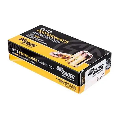 Sig Sauer .357 Sig ELITE PERFORMANCE BA FMJ FMJ Training,Target Full Metal Jacket 125 Grain 50/Box