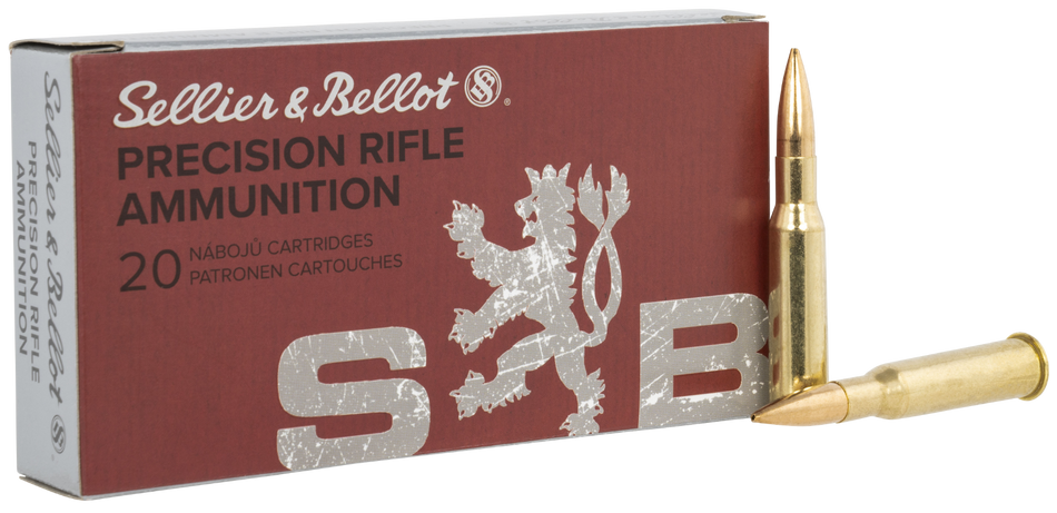 Sellier and Bellot 7.62x54mmR Precision Rifle Hollow Point Boat Tail 174 Grain 20/Box
