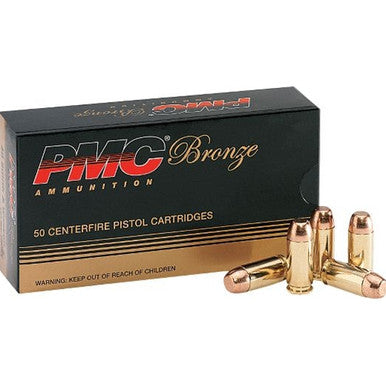 PMC .40 S&W Bronze Battle Pack Full Metal Jacket Flat Point 165 Grain 300/Box