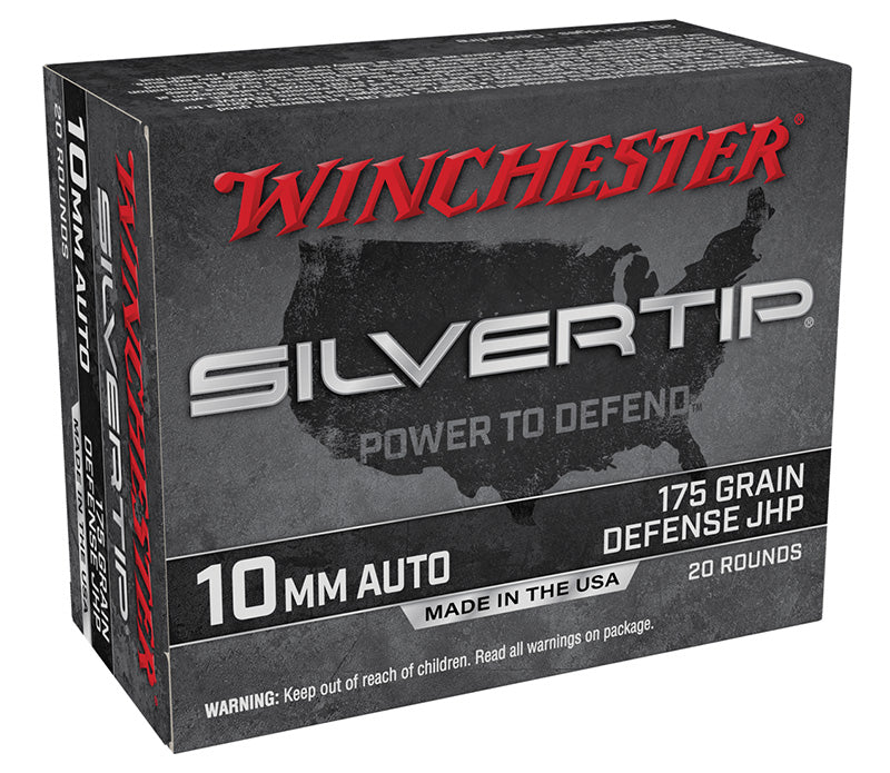 Winchester 10mm Auto Super X Silvertip Jacketed Hollow Point 175 Grain 200/Box