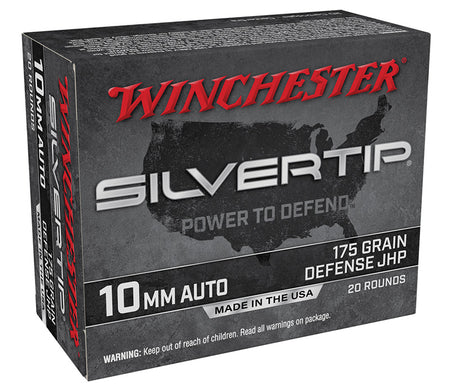 Winchester 10mm Auto Super X Silvertip Jacketed Hollow Point 175 Grain 200/Box