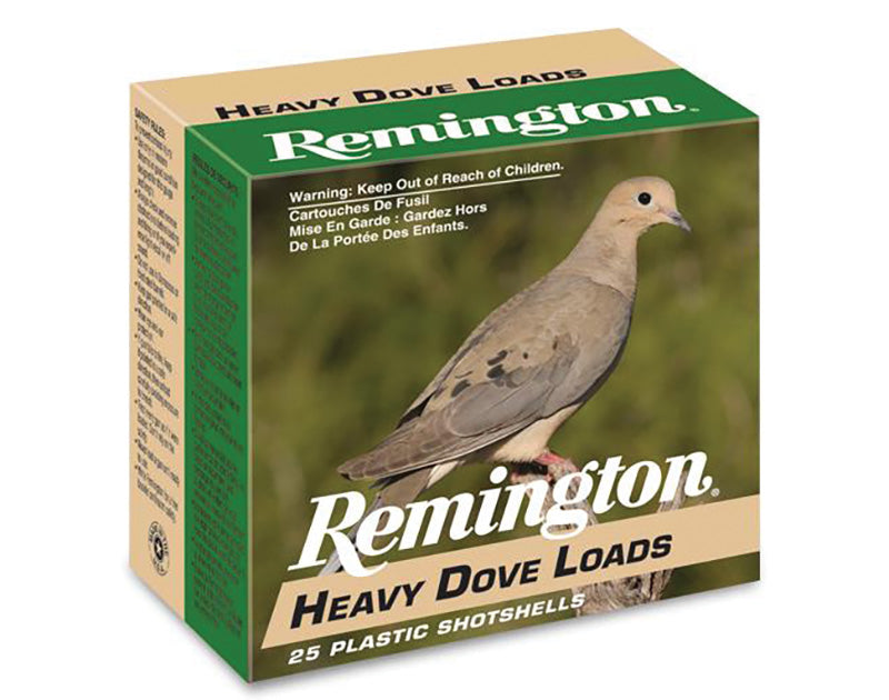 Remington 12 Gauge Heavy Dove Loads Upland #7.5 1-1/8 oz 2.75 in 250/Box