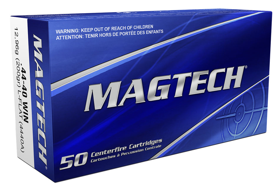 Magtech .44-40 Winchester Range/Training Lead Flat Nose 200 Grain 50/Box [Item 509]
