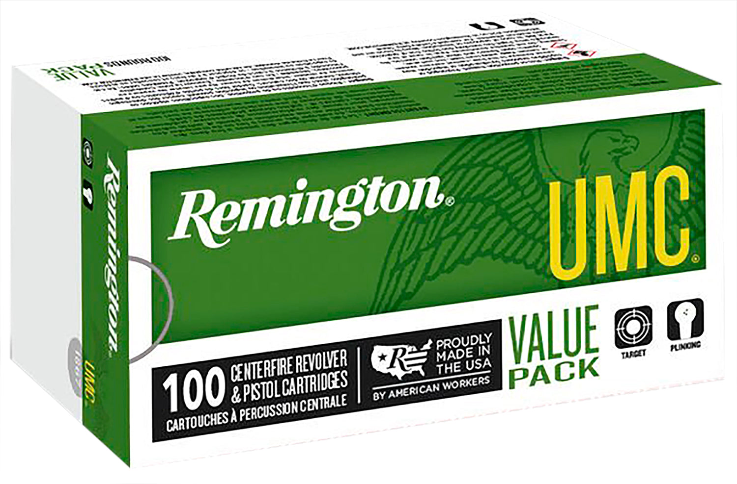 Remington 9mm Luger / Parabellum UMC Value Pack Jacketed Hollow Point 115 Grain 100/Box