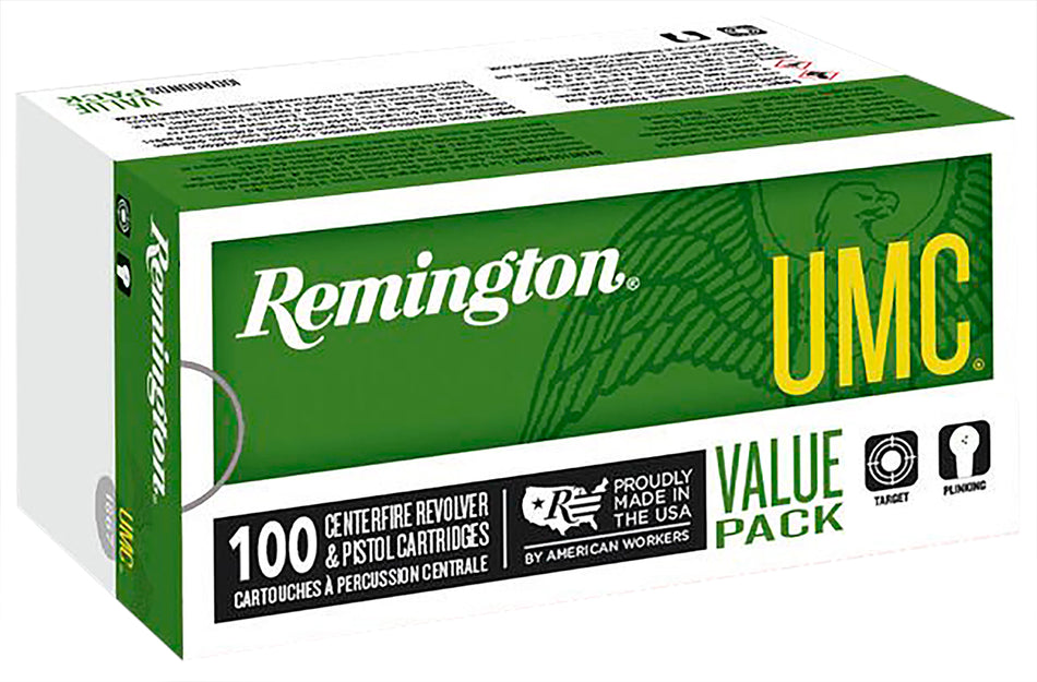 Remington .38 Special UMC Value Pack +P Semi Jacketed Hollow Point 125 Grain 100/Box