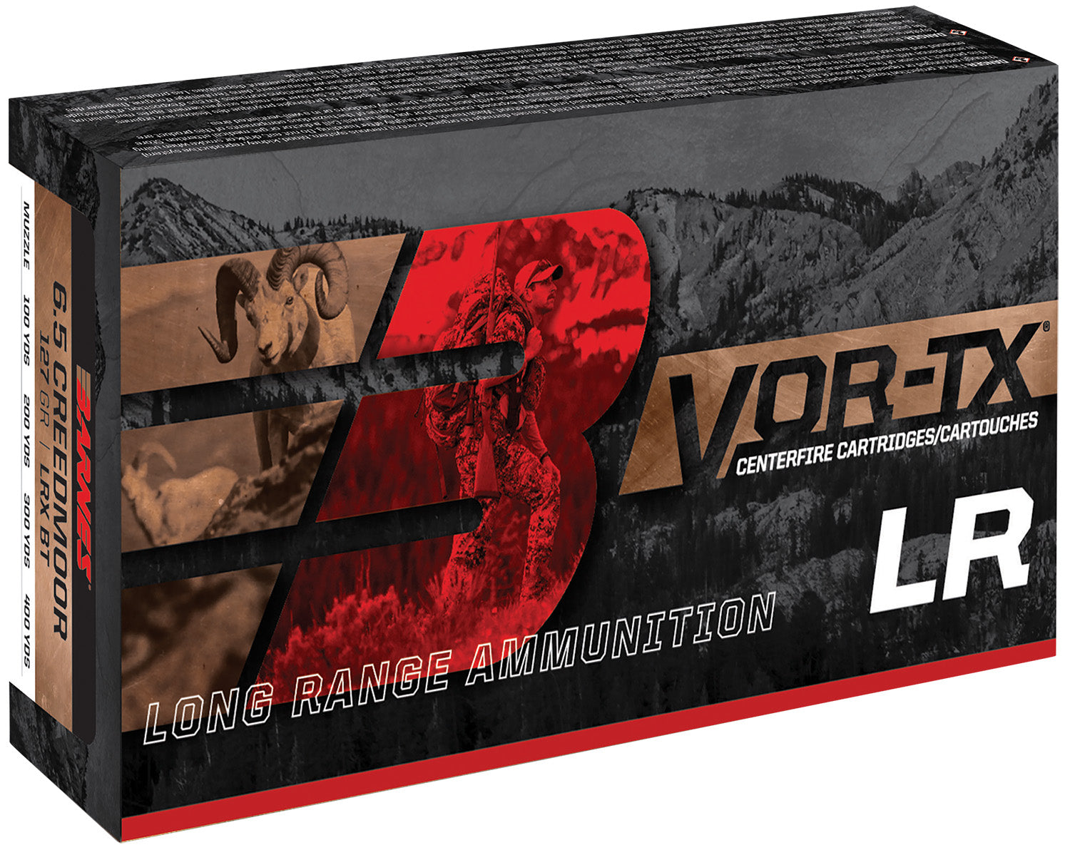 Barnes .300 Winchester Mag VOR-TX LRX Boat Tail 190 Grain 20/Box