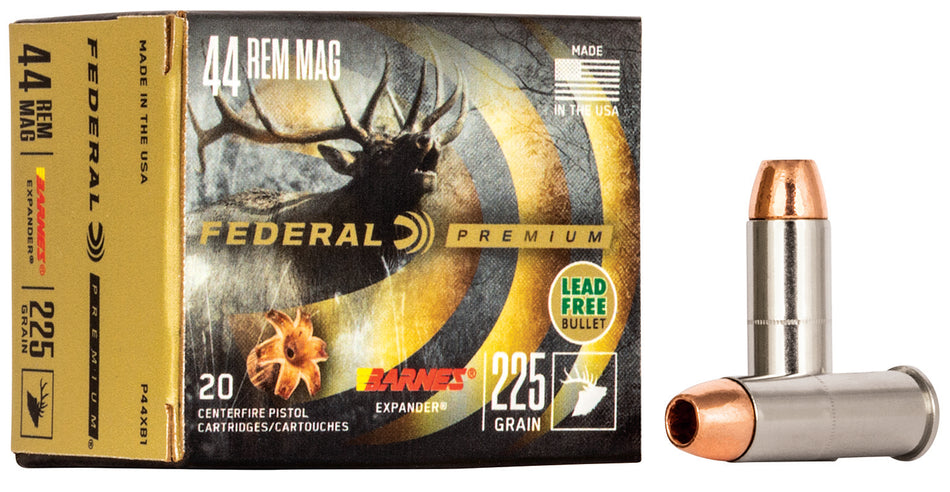 Federal .44 Magnum Premium Barnes Expander BRX 225 Grain 20/Box