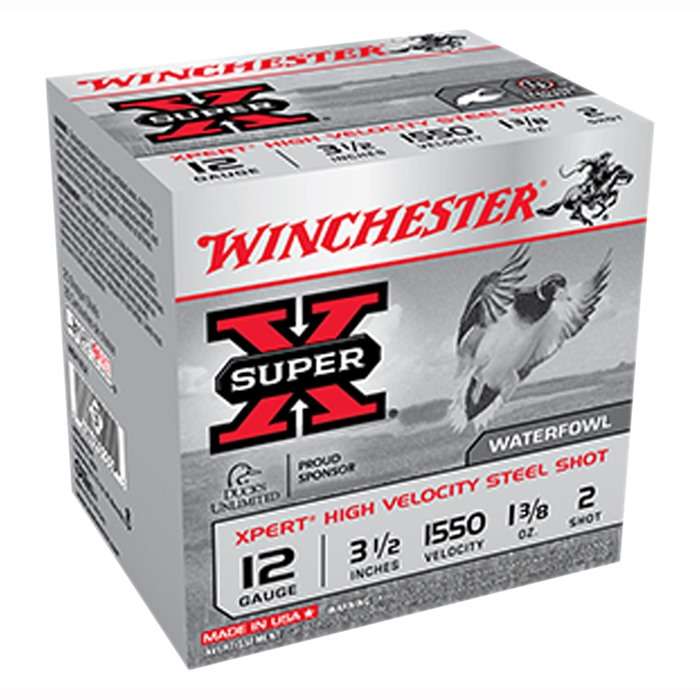 Winchester 12 Gauge XPERT STEEL HIgh Velocity Value Pack #2 1-3/8 oz 3.5 in 75/Box