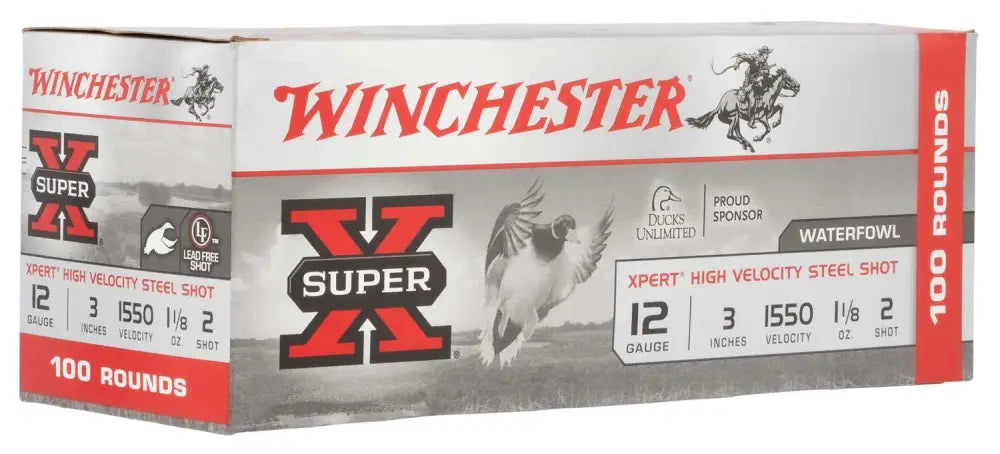 Winchester 12 Gauge XPERT STEEL HIgh Velocity Value Pack #2 1-1/8 oz 3 in 100/Box
