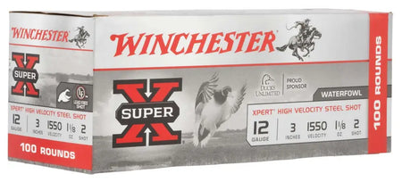 Winchester 12 Gauge XPERT STEEL HIgh Velocity Value Pack #2 1-1/8 oz 3 in 100/Box