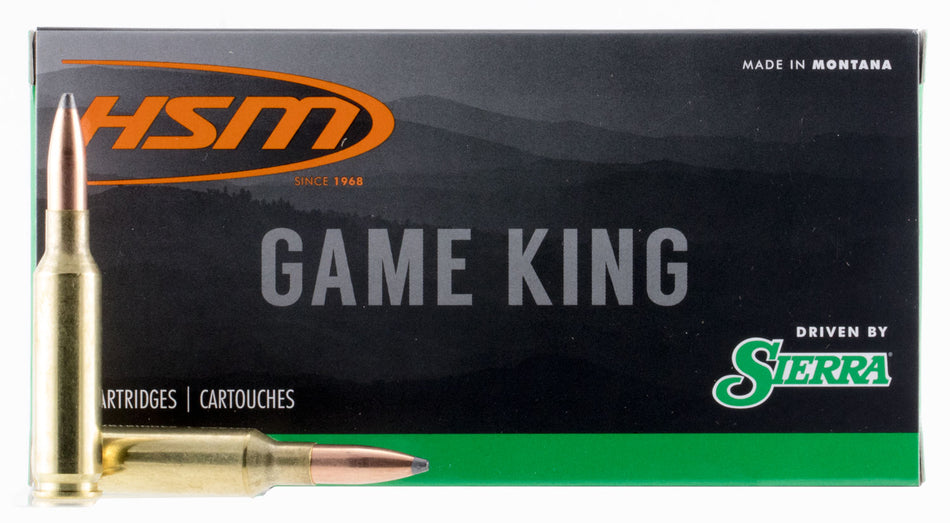 HSM 8mm Mauser Game King Pro Hunter 175 Grain 20/Box