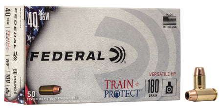 Federal .40 S&W Train & Protect Versatile Hollow Point 180 Grain 50/Box