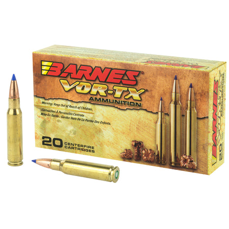 Barnes .308 Win / 7.62x51mm VOR-TX Tipped TSX Boat Tail 130 Grain 20/Box